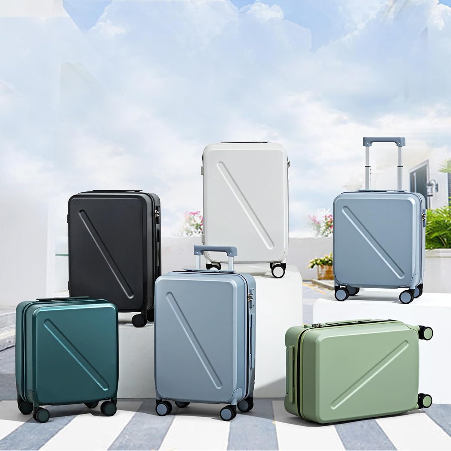 24-inch Hardside Checked Luggage with Wheels – TSA-Compliant, Ideal for Business Travel and Shopping - Image 2