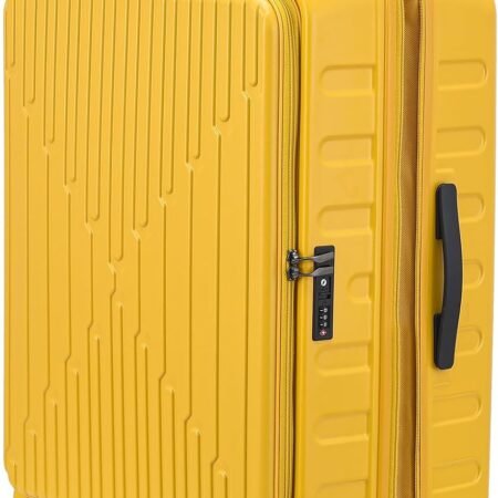 29 Inch Luggage with Expansion & Side Opening Design, 50 * 31(35)*76cm, 117L~133L Ligthweight ABS+PC Hardshell Checked Suitcase